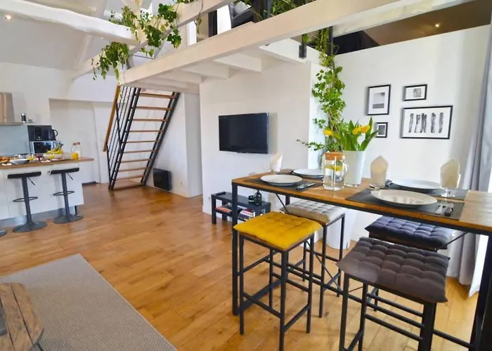 Duplex Elegant & Moderne - 3 - Rooftop Terrasse & Jacuzzi- Chelitz 公寓