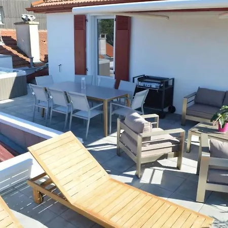 Apartment Duplex Elegant & Moderne - 3 - Rooftop Terrasse & Jacuzzi- Chelitz Biarritz