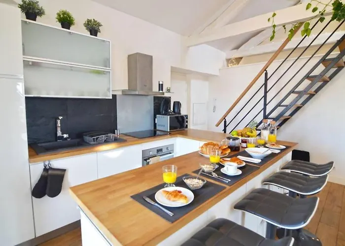 Duplex Elegant & Moderne - 3 - Rooftop Terrasse & Jacuzzi- Chelitz Apartment *